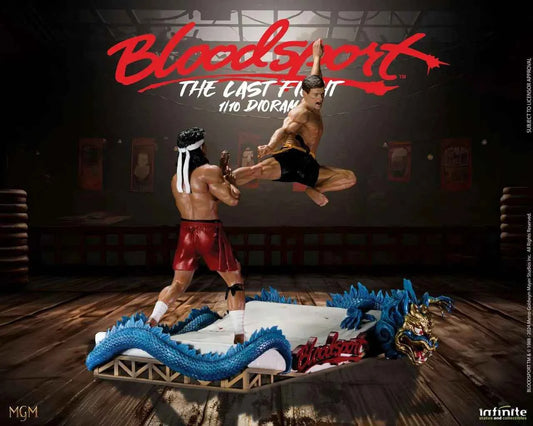 Infinite Statue Bloodsport „The Last Fight“ 1/10 Diorama-Statue – Frank Dux vs. Chong Li - Actionfigurenwelt - Actionfigur Sammlerstück