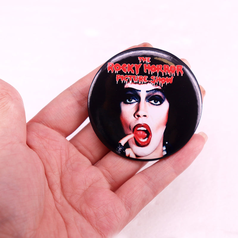 The Rocky Horror Picture Show Abzeichen Pinback Anstecker Runde Knopf Brosche
