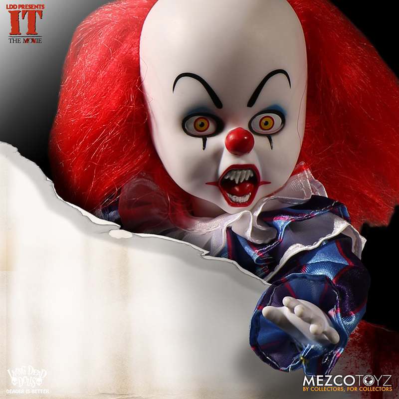 Ldd IT ( ES ) 1990 Pennywise Dolls Puppe Mezco Toyz