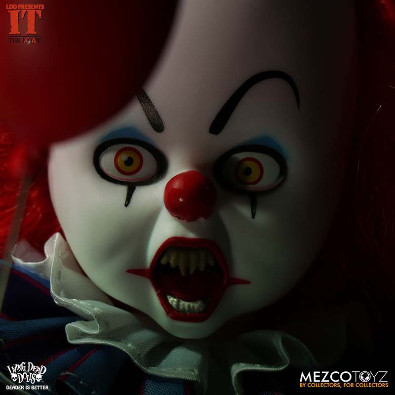 Ldd IT ( ES ) 1990 Pennywise Dolls Puppe Mezco Toyz