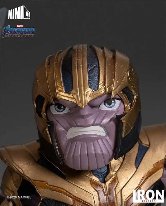 Avengers: Endgame – Thanos mit Doppelklinge – MiniCo Statue – Iron Studios