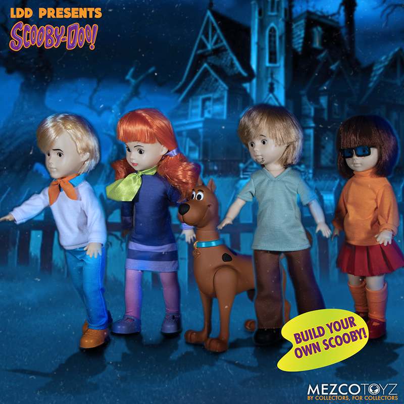Ldd Pres Scooby Doo & Mystery Inc. Set (4) Mezco Toyz