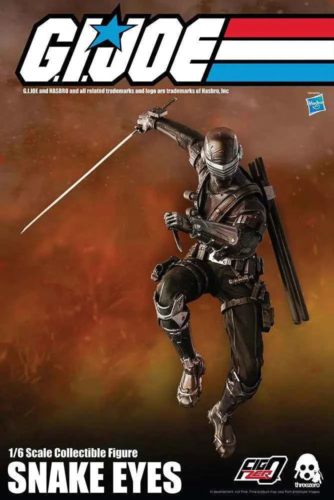 Threezero G.I. Joe Snake Eyes – High-End Actionfigur 1/6 Scale (30 cm)