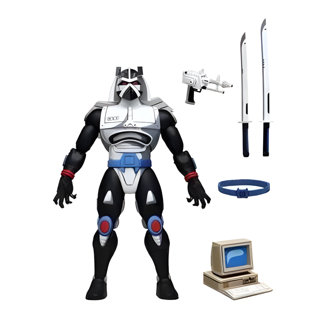 NECA TMNT Cartoon Ultimate Chrome Dome Actionfigur – 25 cm Riesen-Roboter