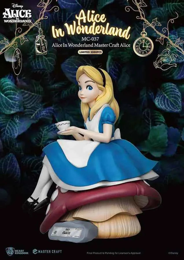 Disney Alice im Wunderland Master Craft Statue 36 cm – Beast Kingdom - Actionfigurenwelt - Actionfigur Sammlerstück