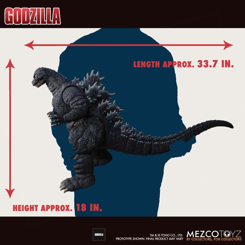 Ultimativer Godzilla Figur Actionfigur mit Licht und Sound 45cm Af Mezco Toyz
