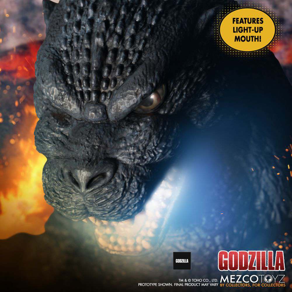 Ultimativer Godzilla Figur Actionfigur mit Licht und Sound 45cm Af Mezco Toyz