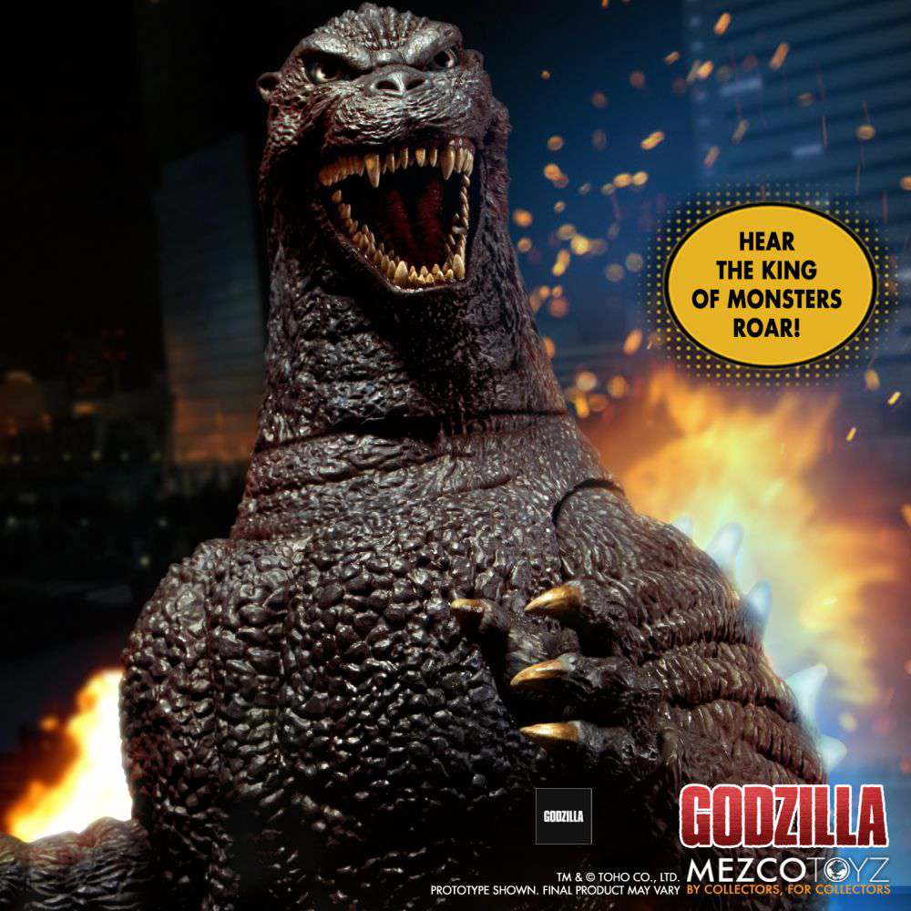 Ultimativer Godzilla Figur Actionfigur mit Licht und Sound 45cm Af Mezco Toyz