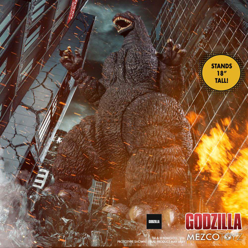 Ultimativer Godzilla Figur Actionfigur mit Licht und Sound 45cm Af Mezco Toyz