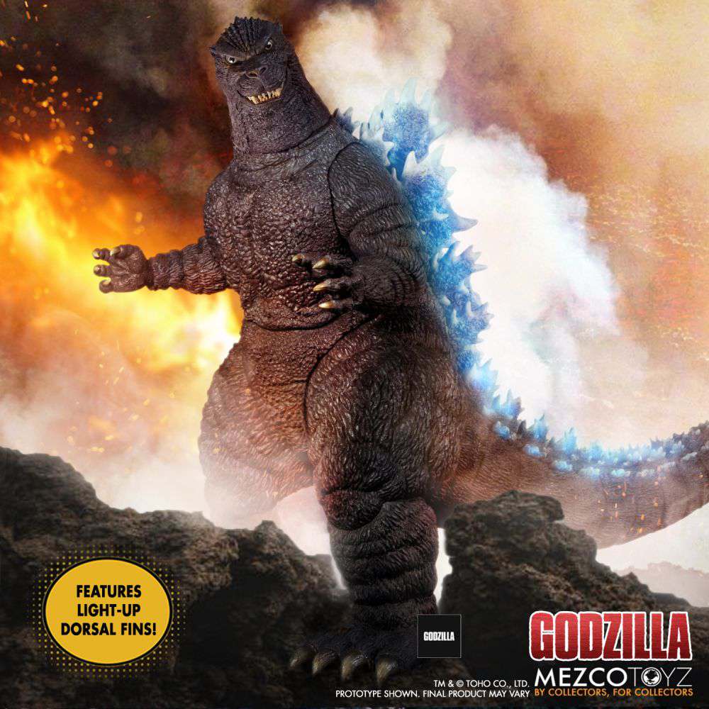 Ultimativer Godzilla Figur Actionfigur mit Licht und Sound 45cm Af Mezco Toyz