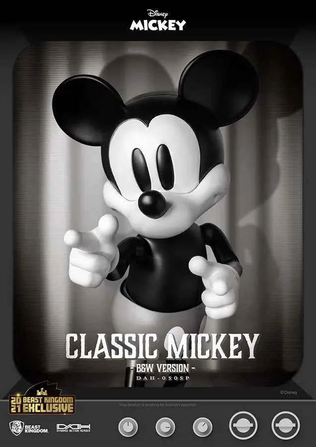 Beast Kingdom DAH-050SP Mickey Mouse Classic – B&W Version Actionfigur