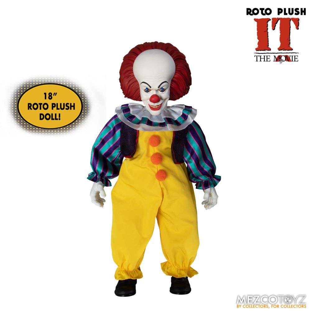 Mds Roto Plüschfigur Dolls Horror Puppe IT ( ES ) 1990 Pennywise 45cm Mezco Toyz