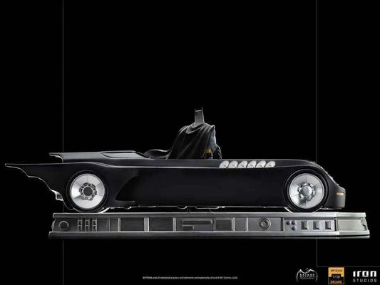 Batman: TAS Batman & Batmobil 1/10 Deluxe Statue – Iron Studios - Actionfigurenwelt - Actionfigur Sammlerstück