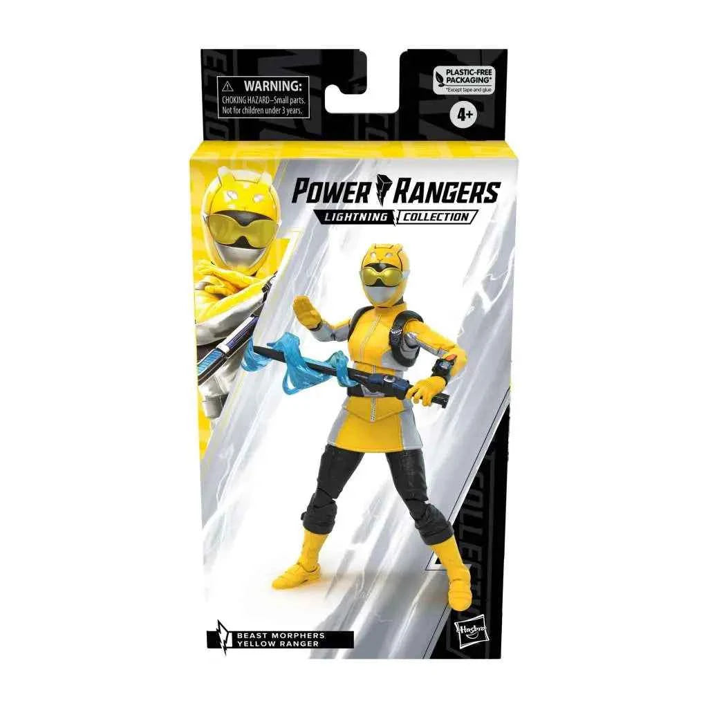 Hasbro Power Rangers Beast Morphers: Yellow Ranger – Lightning Collection 15 cm Actionfigur - Actionfigurenwelt - Actionfigur Sammlerstück