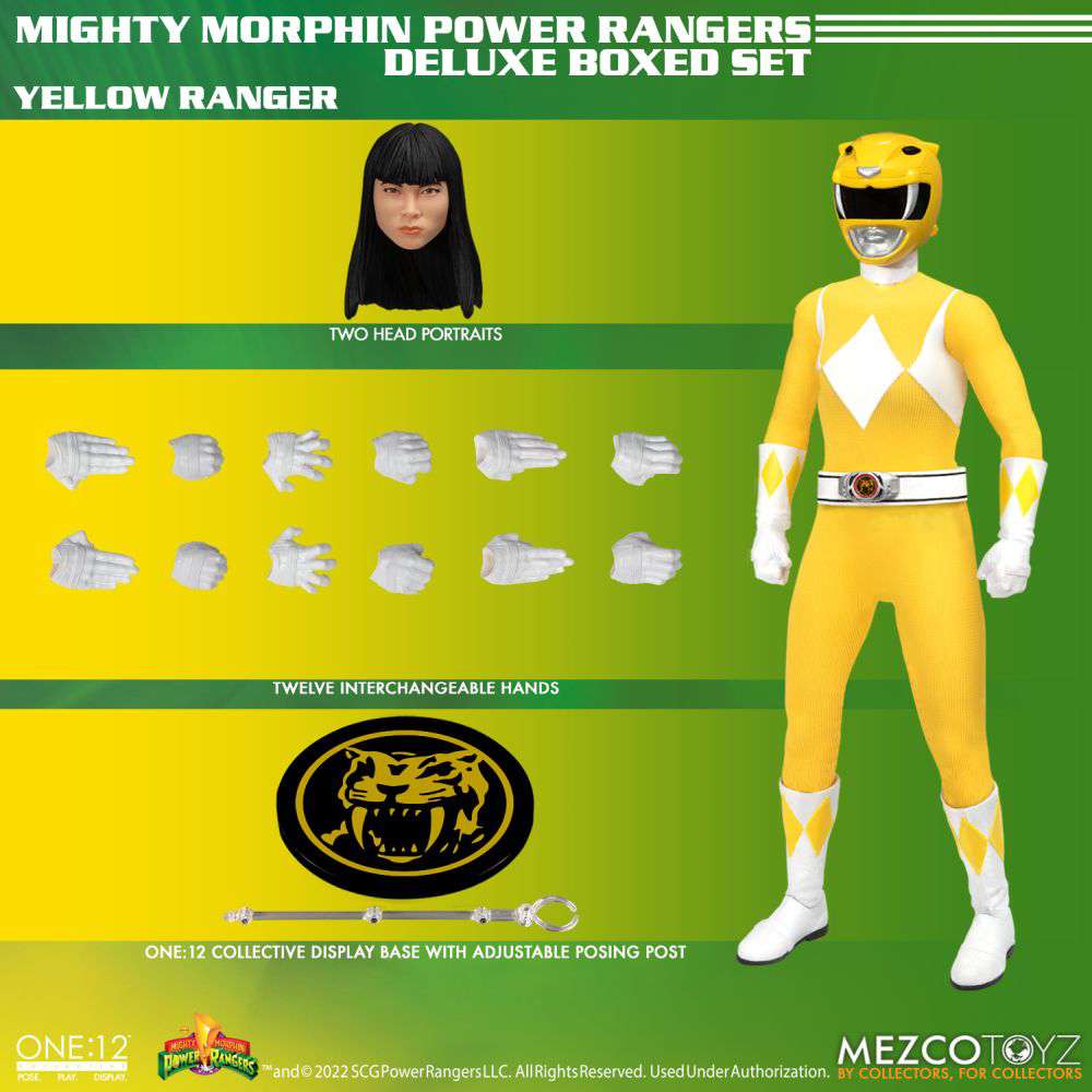 One12Collective MM Power Rangers DLX Set Mezco Toyz