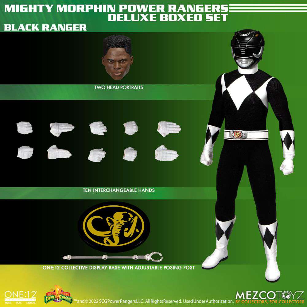 One12Collective MM Power Rangers DLX Set Mezco Toyz