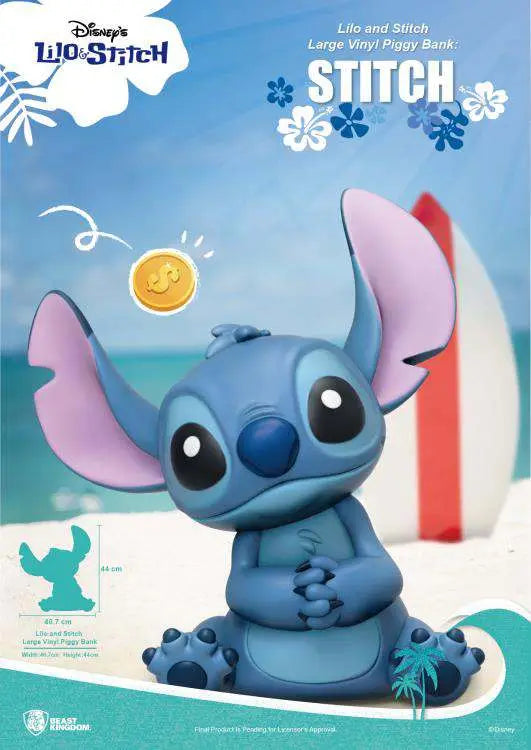 Beast Kingdom VPB-001 Lilo & Stitch: Stitch – Große Vinyl-Spardose & Figur (44 cm)