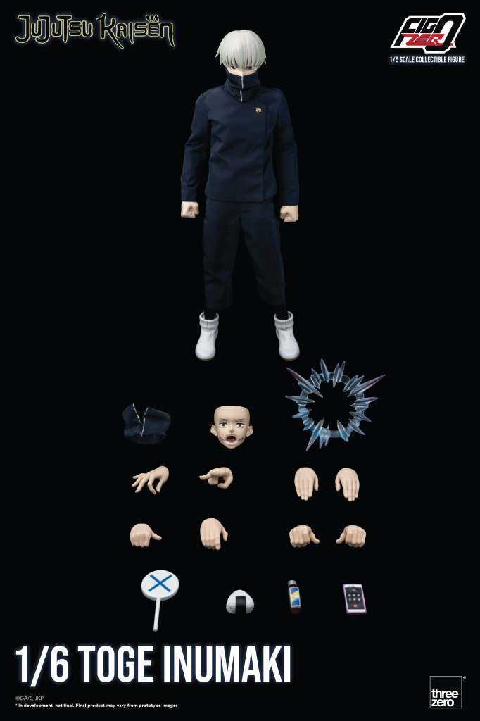 Jujutsu Kaisen Toge Inumaki 1/6 Actionfigur 30cm Af Threezero