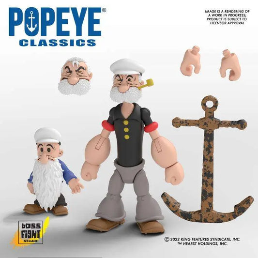 Boss Fight Studio Popeye Classics Wave 2: Poopdeck Pappy Actionfigur (1:12)