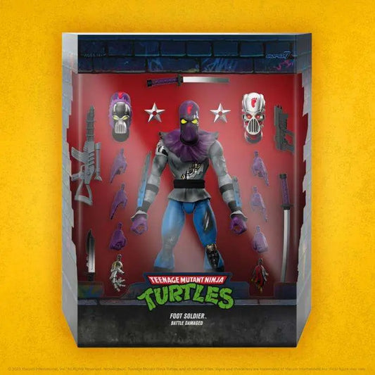 Super7 TMNT Ultimates! Wave 11 – Foot Soldier (Battle Damaged) Actionfigur