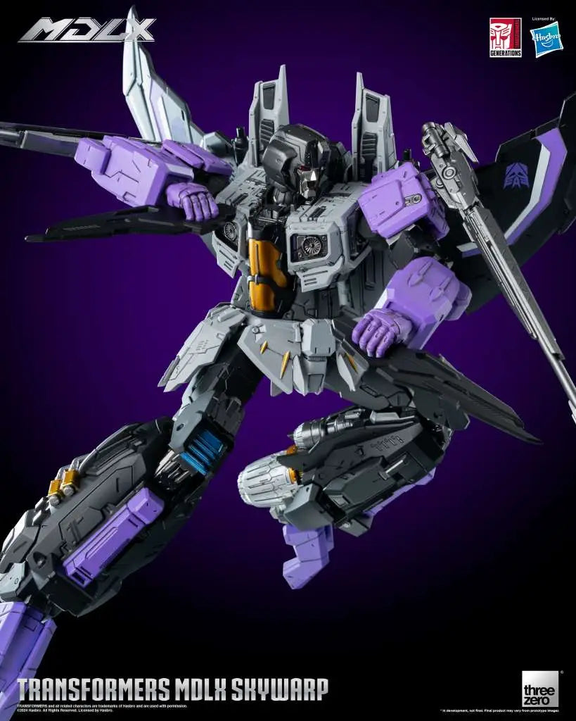 threezero Transformers: MDLX Skywarp – Sammler-Actionfigur (20 cm)