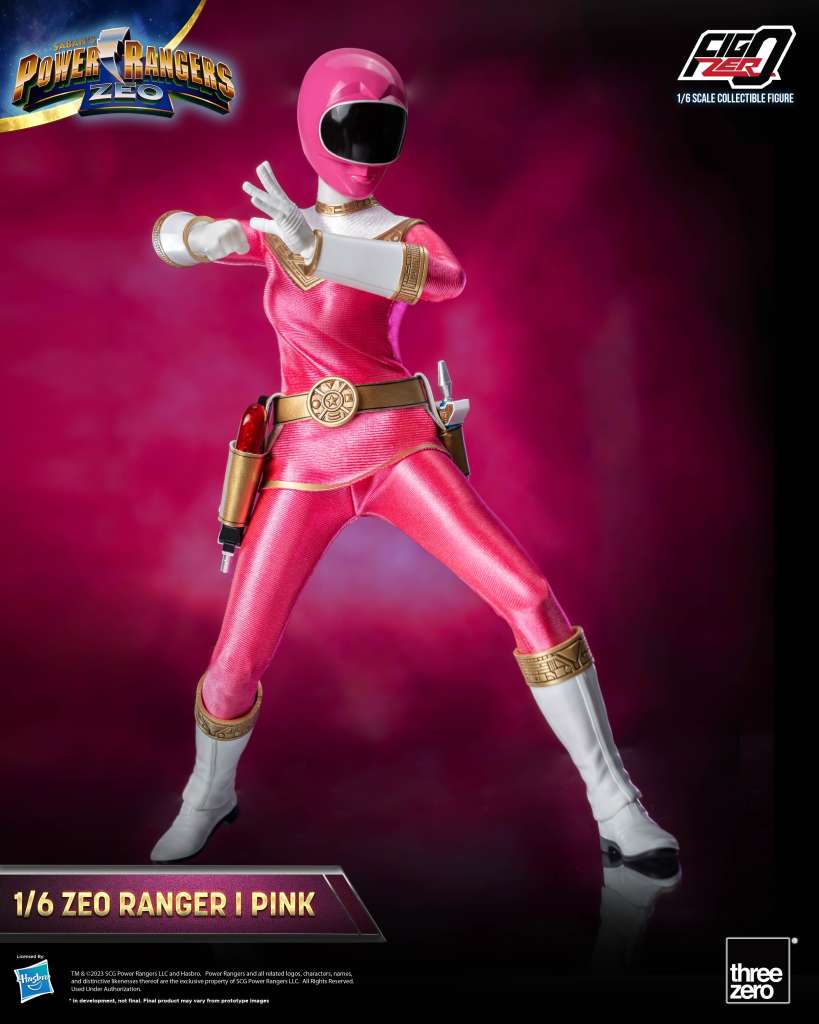Power Rangers Figure Zeo Ranger I Pink 1/6 Actionfigur Threezero