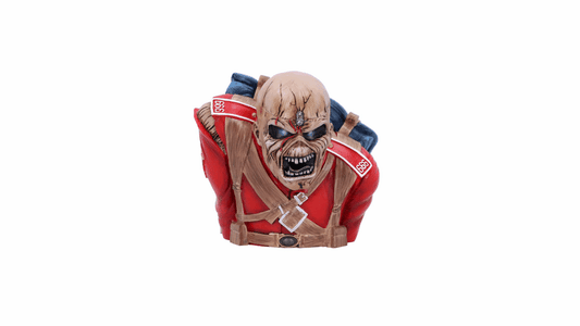Nemesis Now Iron Maiden: The Trooper Eddie Büste & Box – 26,5 cm - Actionfigurenwelt - Actionfigur Sammlerstück