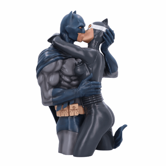Nemesis Now DC Comics: Batman & Catwoman Sammlerbüste (30 cm) – Der Kuss - Actionfigurenwelt - Actionfigur Sammlerstück