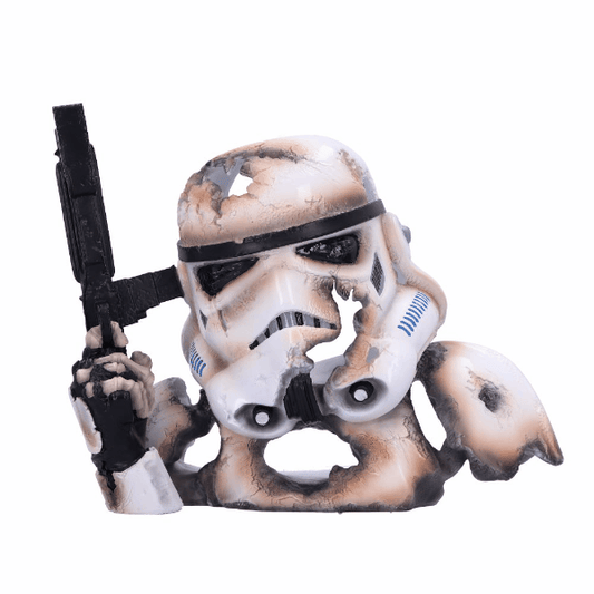 Nemesis Now Star Wars: Original Stormtrooper – Battle Damaged Büste (23,5 cm) - Actionfigurenwelt - Actionfigur Sammlerstück
