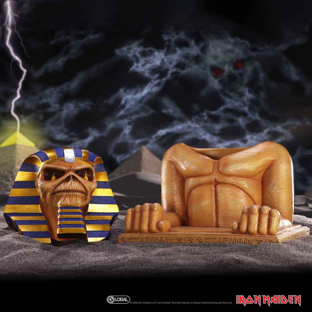 Nemesis Now Iron Maiden: Powerslave Eddie – Monumentale Büste & Box (28 cm)