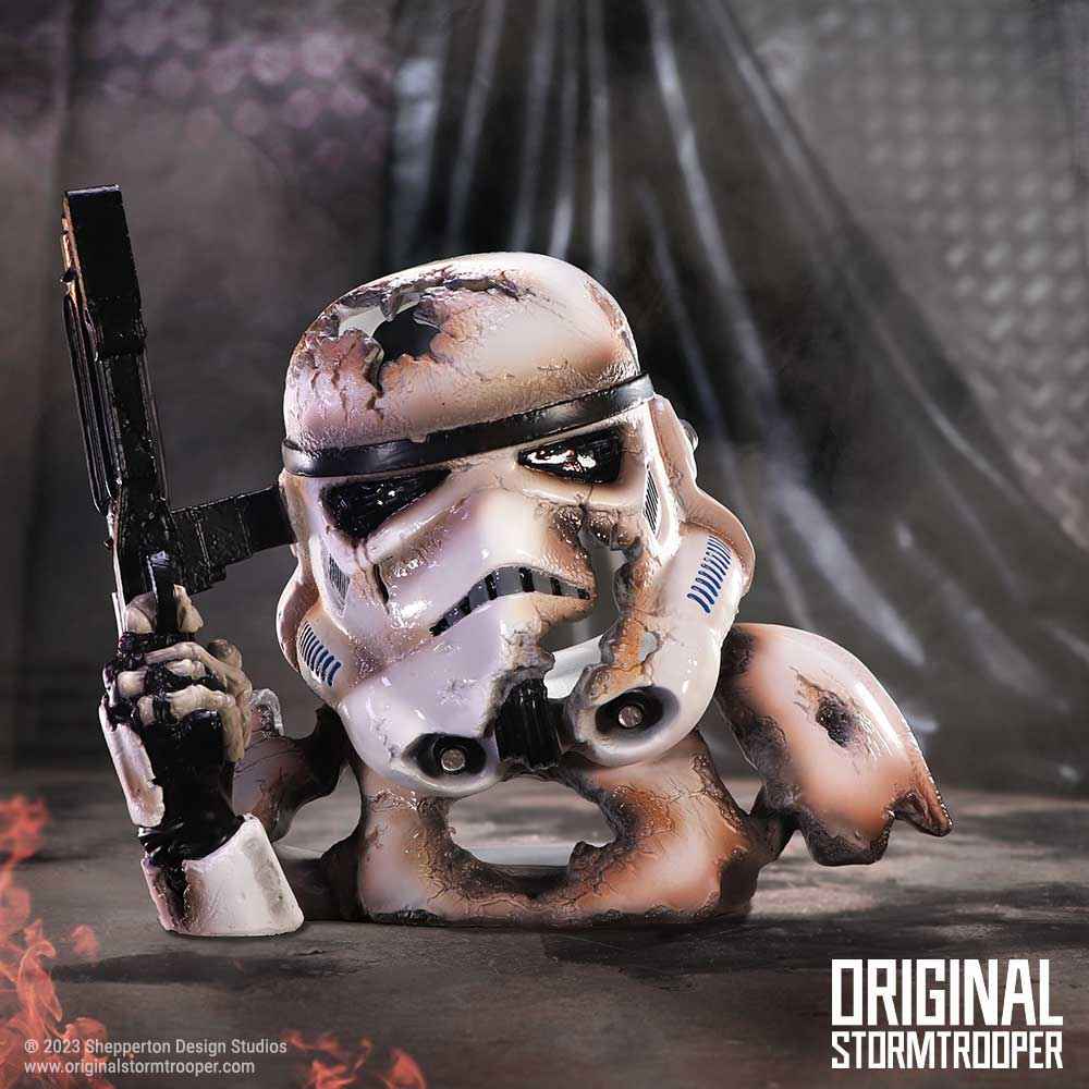 Nemesis Now Star Wars: Original Stormtrooper – Battle Damaged Büste (23,5 cm) - Actionfigurenwelt - Actionfigur Sammlerstück