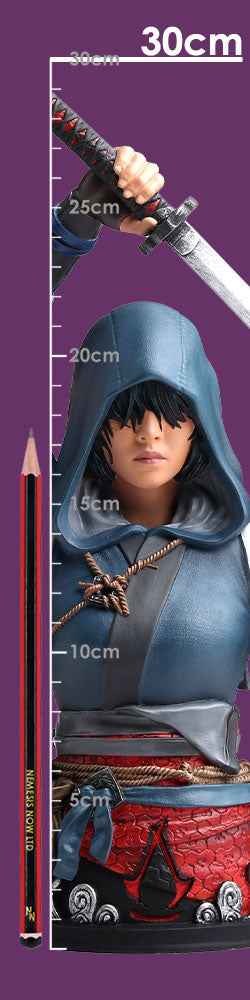 Nemesis Now Assassin's Creed Shadows: Naoe Sammlerbüste (30,7 cm) - Actionfigurenwelt - Actionfigur Sammlerstück