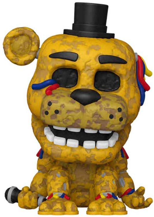 Funko POP! Games: Five Nights at Freddy's 10. Jubiläum – Withered Golden Freddy Vinylfigur (#1033) – Special Edition