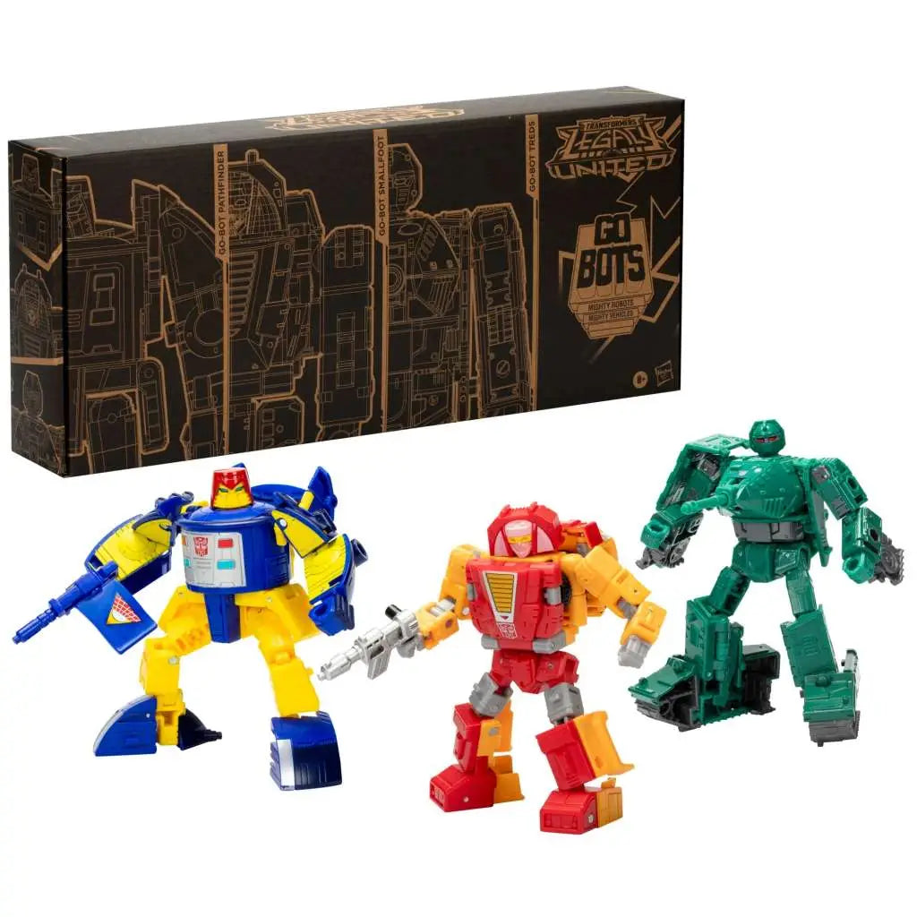 Hasbro Transformers Legacy United: Go-Bot Guardians 3er-Pack – Sammler-Actionfiguren