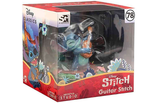 Disney – Lilo & Stitch – Gitarren-Stitch – Superfiguren-Kollektion – 1:10 PVC-Statue