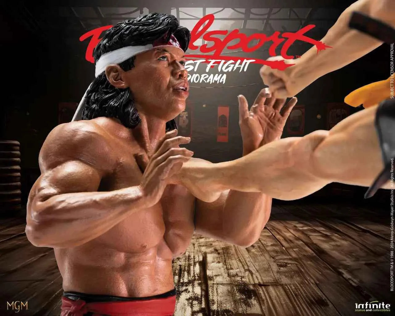 Infinite Statue Bloodsport „The Last Fight“ 1/10 Diorama-Statue – Frank Dux vs. Chong Li - Actionfigurenwelt - Actionfigur Sammlerstück