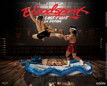 Infinite Statue Bloodsport „The Last Fight“ 1/10 Diorama-Statue – Frank Dux vs. Chong Li - Actionfigurenwelt - Actionfigur Sammlerstück