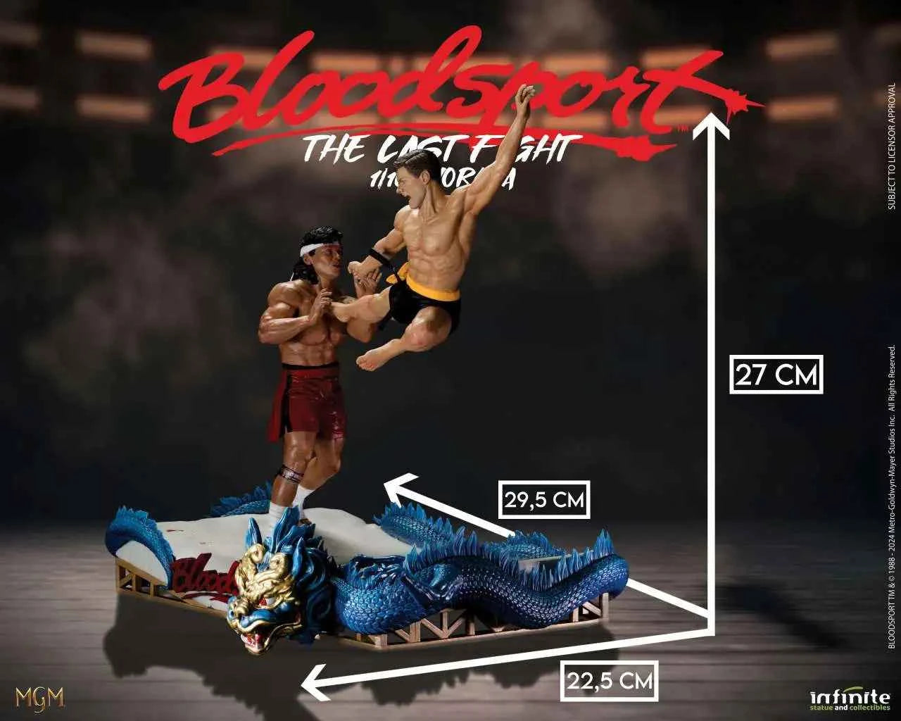 Infinite Statue Bloodsport „The Last Fight“ 1/10 Diorama-Statue – Frank Dux vs. Chong Li - Actionfigurenwelt - Actionfigur Sammlerstück