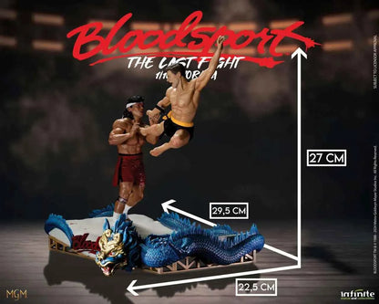 Infinite Statue Bloodsport „The Last Fight“ 1/10 Diorama-Statue – Frank Dux vs. Chong Li - Actionfigurenwelt - Actionfigur Sammlerstück