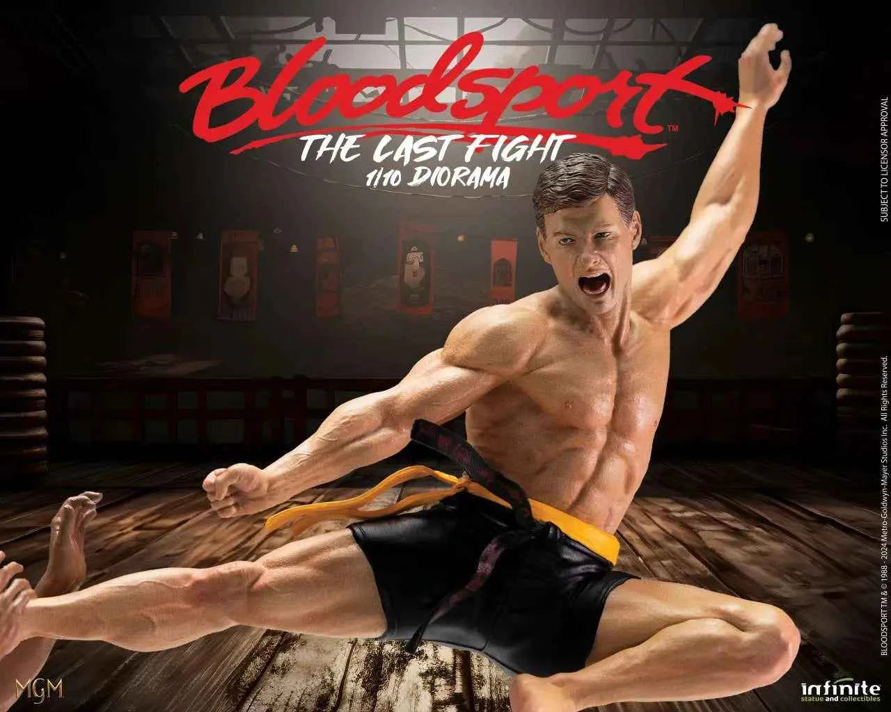 Infinite Statue Bloodsport „The Last Fight“ 1/10 Diorama-Statue – Frank Dux vs. Chong Li - Actionfigurenwelt - Actionfigur Sammlerstück