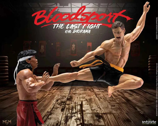 Infinite Statue Bloodsport „The Last Fight“ 1/10 Diorama-Statue – Frank Dux vs. Chong Li - Actionfigurenwelt - Actionfigur Sammlerstück