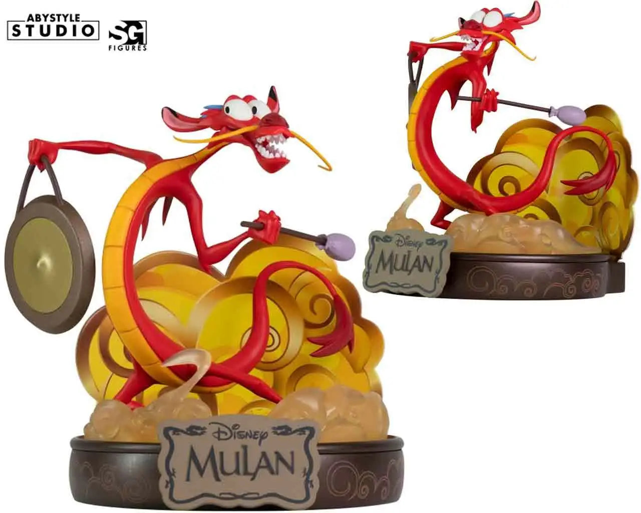 ABYstyle Studio SFC: Disney Mulan – Mushu mit Gong 1/10 Statue (11 cm)