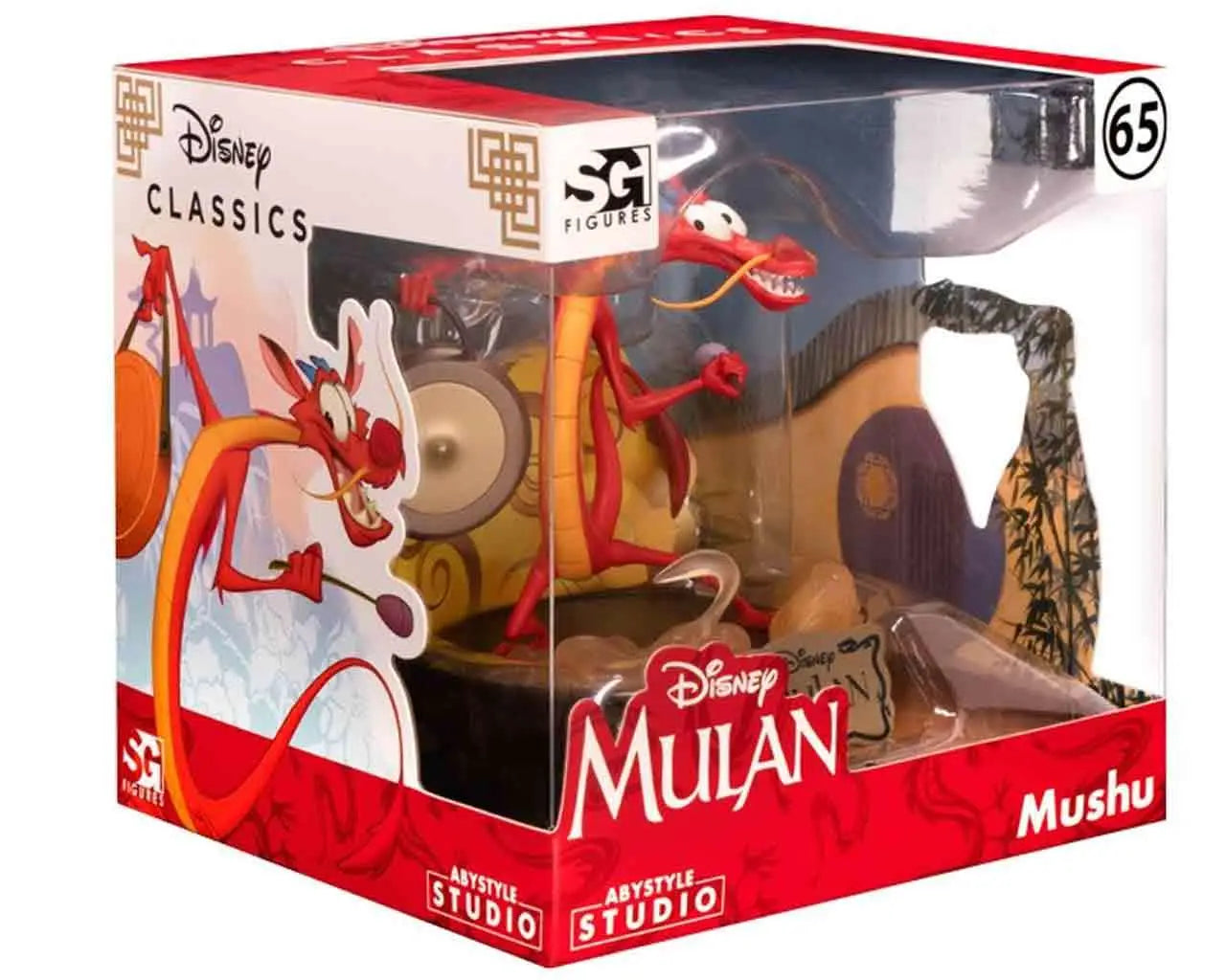 ABYstyle Studio SFC: Disney Mulan – Mushu mit Gong 1/10 Statue (11 cm)