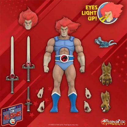 Super7 ThunderCats ULTIMATES! Lion-O mit LED-Leuchtaugen – 18 cm Actionfigur