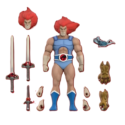 Super7 ThunderCats ULTIMATES! Lion-O mit LED-Leuchtaugen – 18 cm Actionfigur