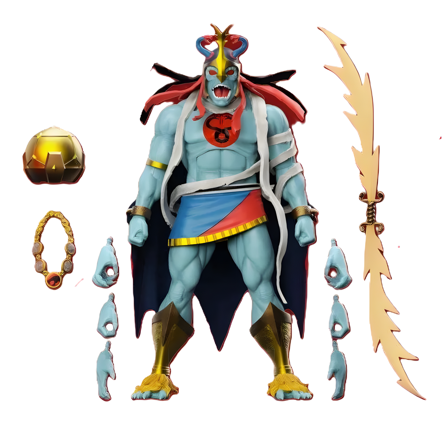 Super7 ThunderCats ULTIMATES! Mumm-Ra mit LED-Leuchtaugen – 18 cm Actionfigur