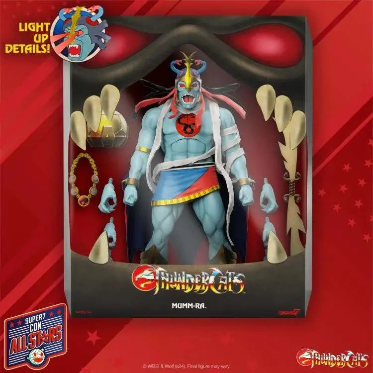 Super7 ThunderCats ULTIMATES! Mumm-Ra mit LED-Leuchtaugen – 18 cm Actionfigur