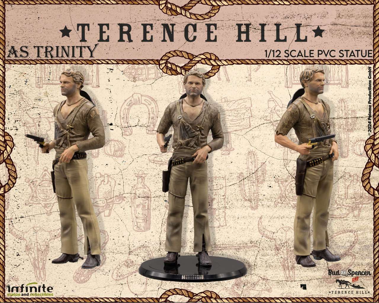 Terence Hill As Trinity 1/12 PVC Statue Infinite Statue