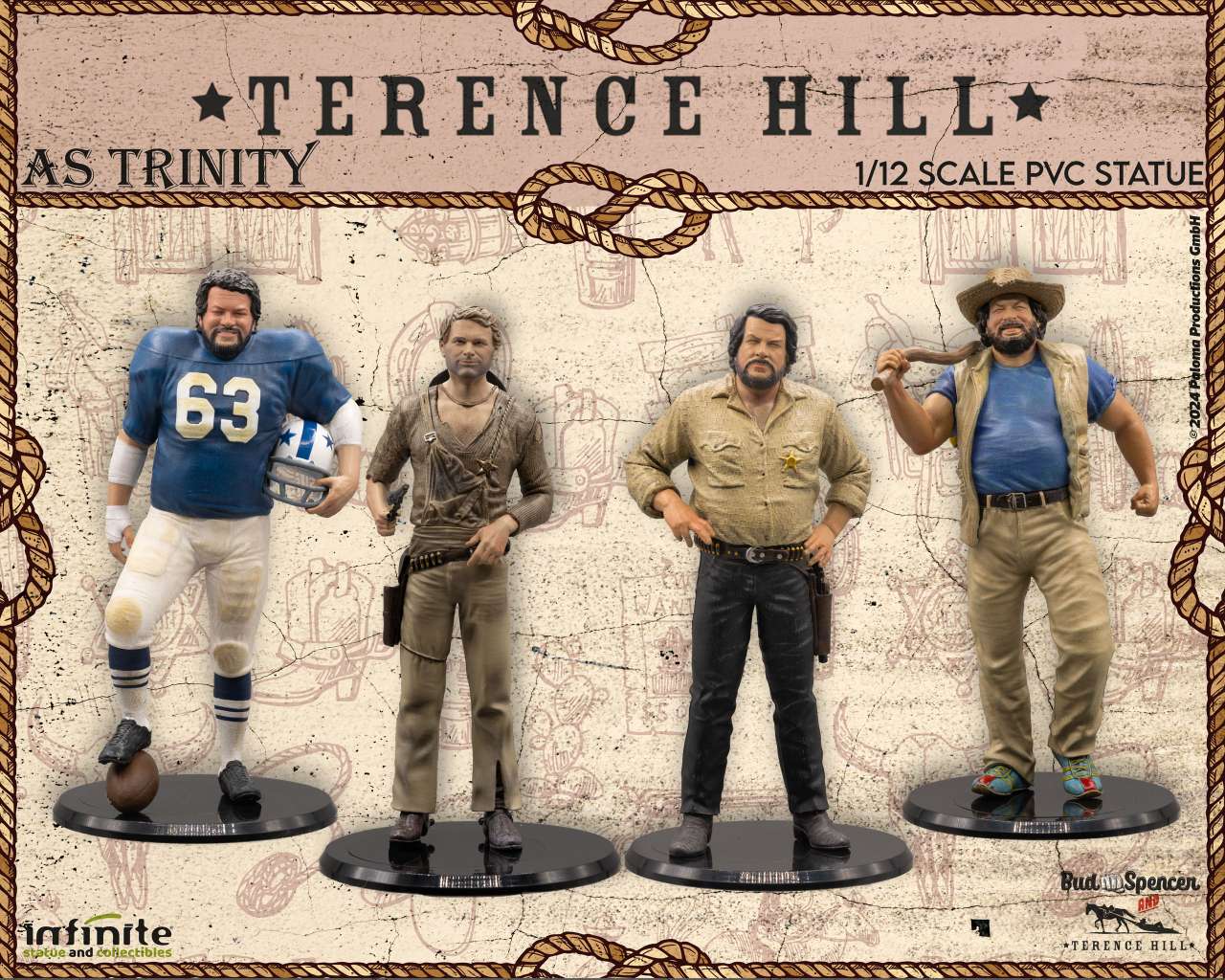 Terence Hill As Trinity 1/12 PVC Statue Infinite Statue