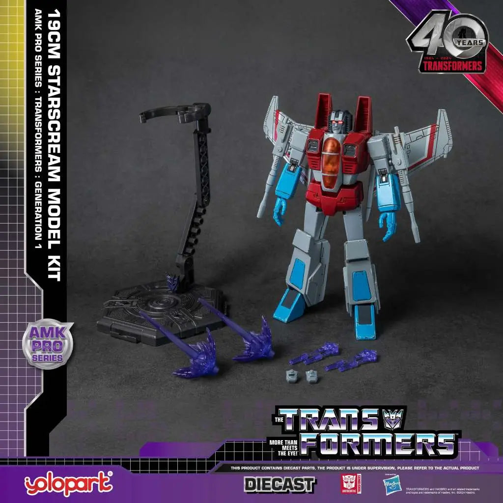 Yolopark Transformers G1 AMK Pro Series Starscream – 19cm Premium Modellbausatz